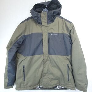 Columbia Men's Tipton Peak III Insulated Jacket XL Olive/Green Hiking Winter